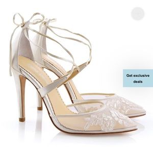 Bella Belle Anita Ivory Wedding Shoes